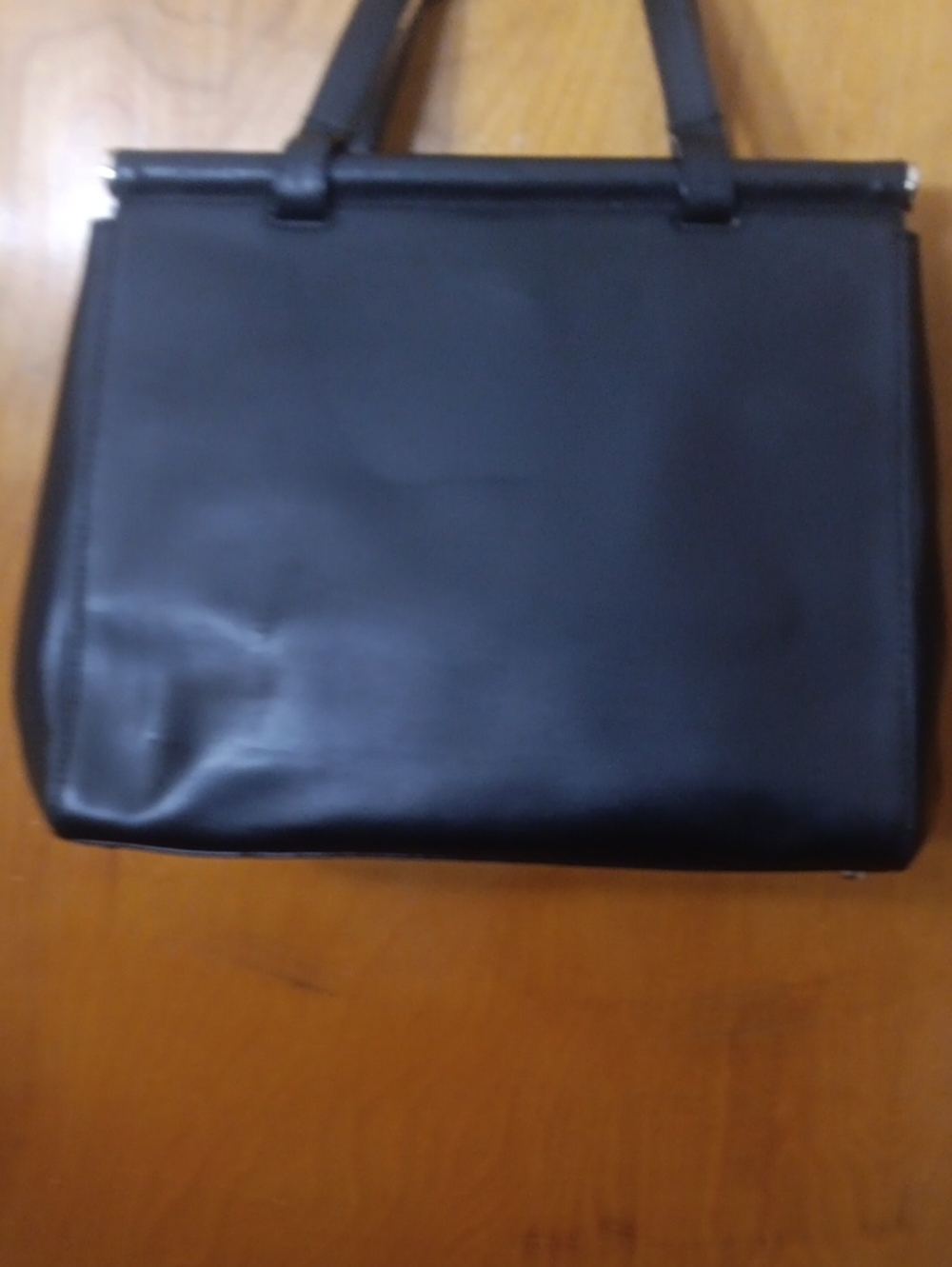 Kate Spade Black Leather Top-Handle Tote - Picture 2 of 3
